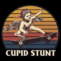 Cupid Stunt Funny Sarcastic Offensive Humor Embarrassing 16 in Basic Backpack