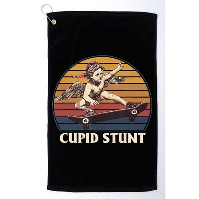 Cupid Stunt Funny Sarcastic Offensive Humor Embarrassing Golf Towel