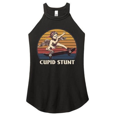 Cupid Stunt Funny Sarcastic Offensive Humor Embarrassing Women's Perfect Tri Rocker Tank
