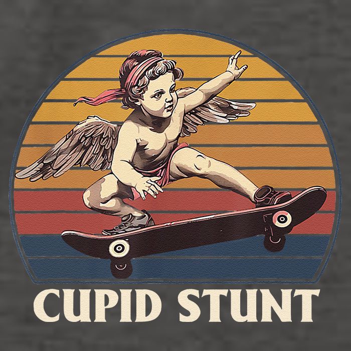Cupid Stunt Funny Sarcastic Offensive Humor Embarrassing Vector Backpack