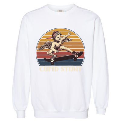 Cupid Stunt Funny Sarcastic Offensive Humor Embarrassing Garment-Dyed Sweatshirt