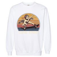 Cupid Stunt Funny Sarcastic Offensive Humor Embarrassing Garment-Dyed Sweatshirt