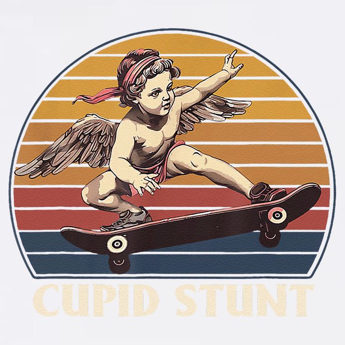 Cupid Stunt Funny Sarcastic Offensive Humor Embarrassing Garment-Dyed Sweatshirt