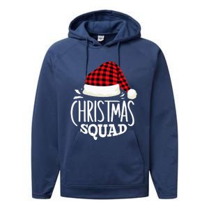 Christmas Squad Family Group Matching Christmas Pajama Party Performance Fleece Hoodie