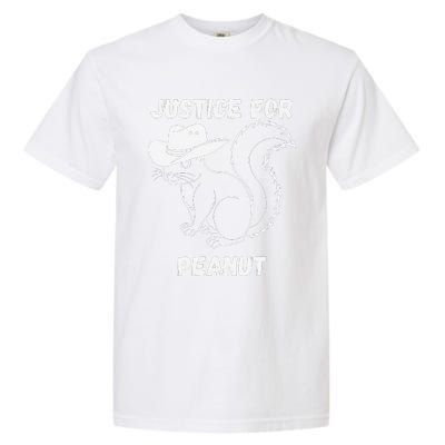 Cowboy Squirrel Funnyjustice For Peanut Garment-Dyed Heavyweight T-Shirt