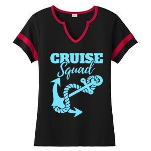 Cruise Squad Family Friends Matching Meaningful Gift Ladies Halftime Notch Neck Tee