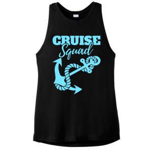 Cruise Squad Family Friends Matching Meaningful Gift Ladies PosiCharge Tri-Blend Wicking Tank