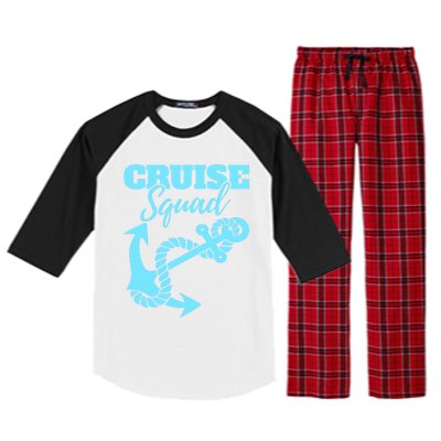 Cruise Squad Family Friends Matching Meaningful Gift Raglan Sleeve Pajama Set