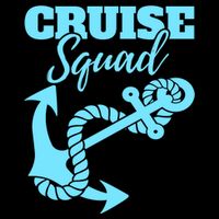 Cruise Squad Family Friends Matching Meaningful Gift Flat Bill Trucker Hat