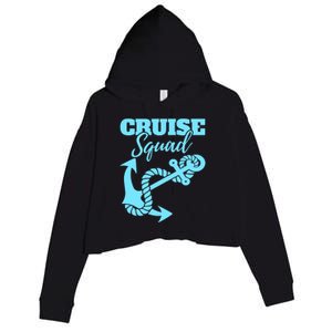 Cruise Squad Family Friends Matching Meaningful Gift Crop Fleece Hoodie