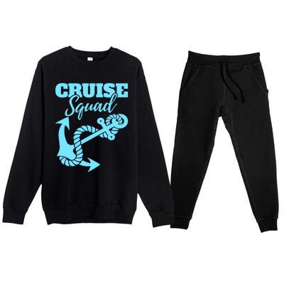 Cruise Squad Family Friends Matching Meaningful Gift Premium Crewneck Sweatsuit Set