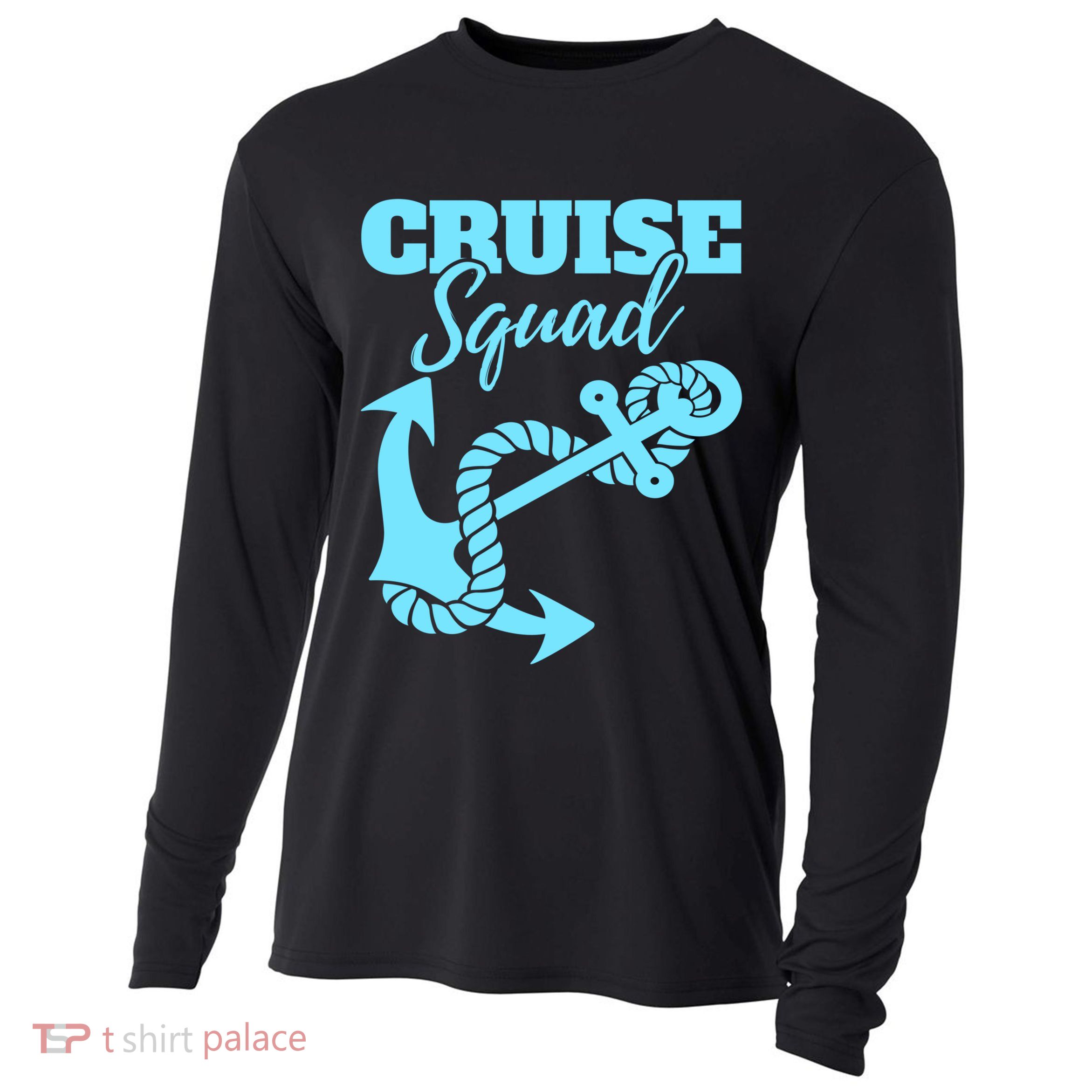 Cruise Squad Family Friends Matching Meaningful Gift Cooling Performance Long Sleeve Crew