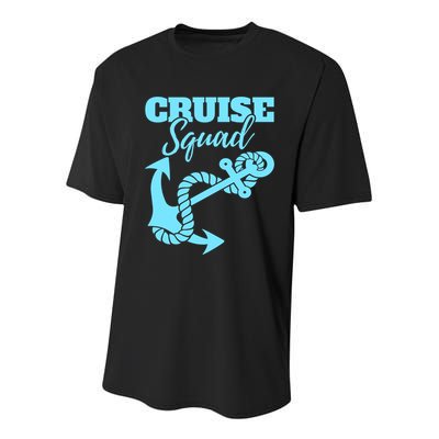 Cruise Squad Family Friends Matching Meaningful Gift Youth Performance Sprint T-Shirt