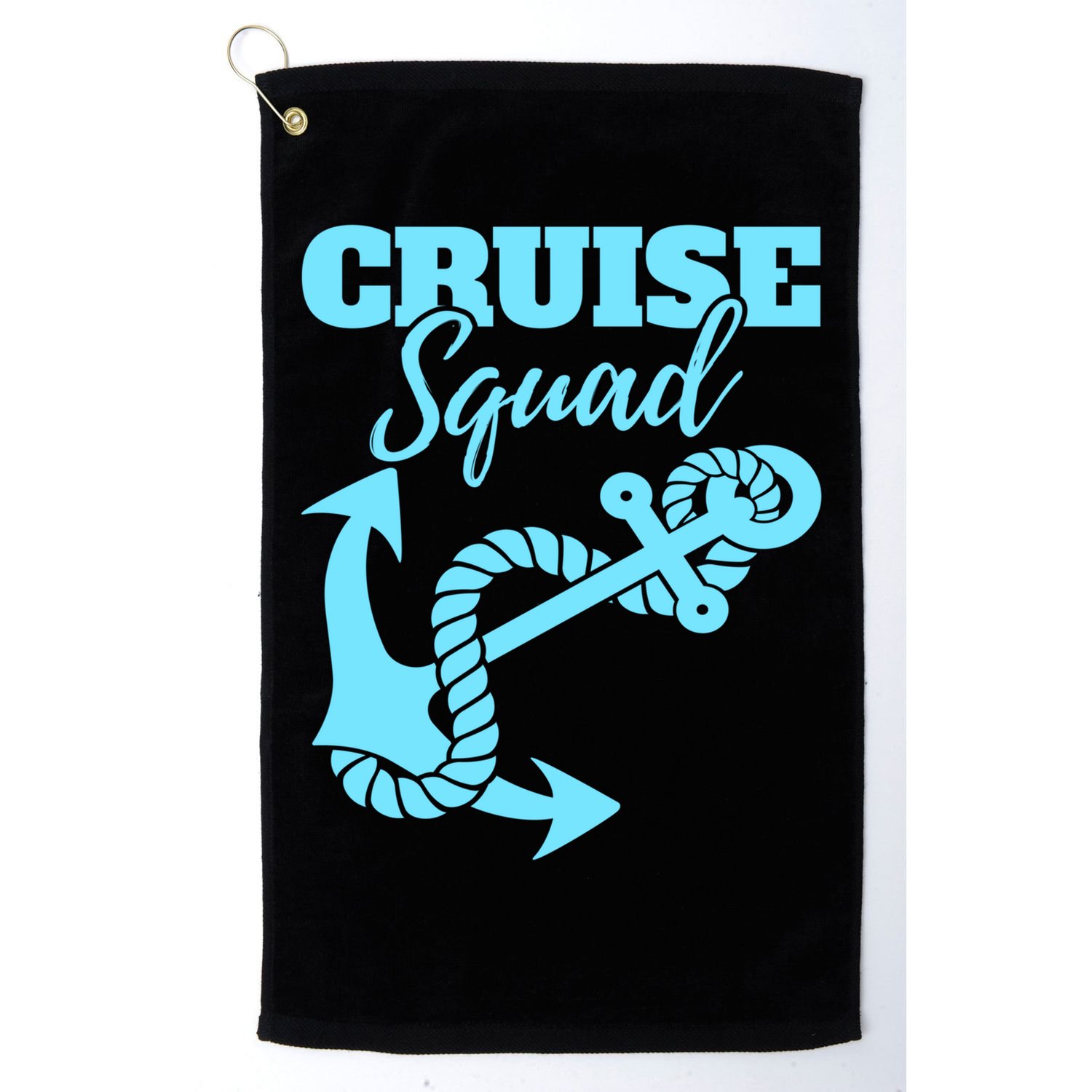 Cruise Squad Family Friends Matching Meaningful Gift Golf Towel