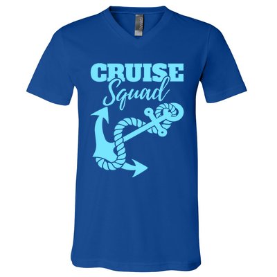 Cruise Squad Family Friends Matching Meaningful Gift V-Neck T-Shirt