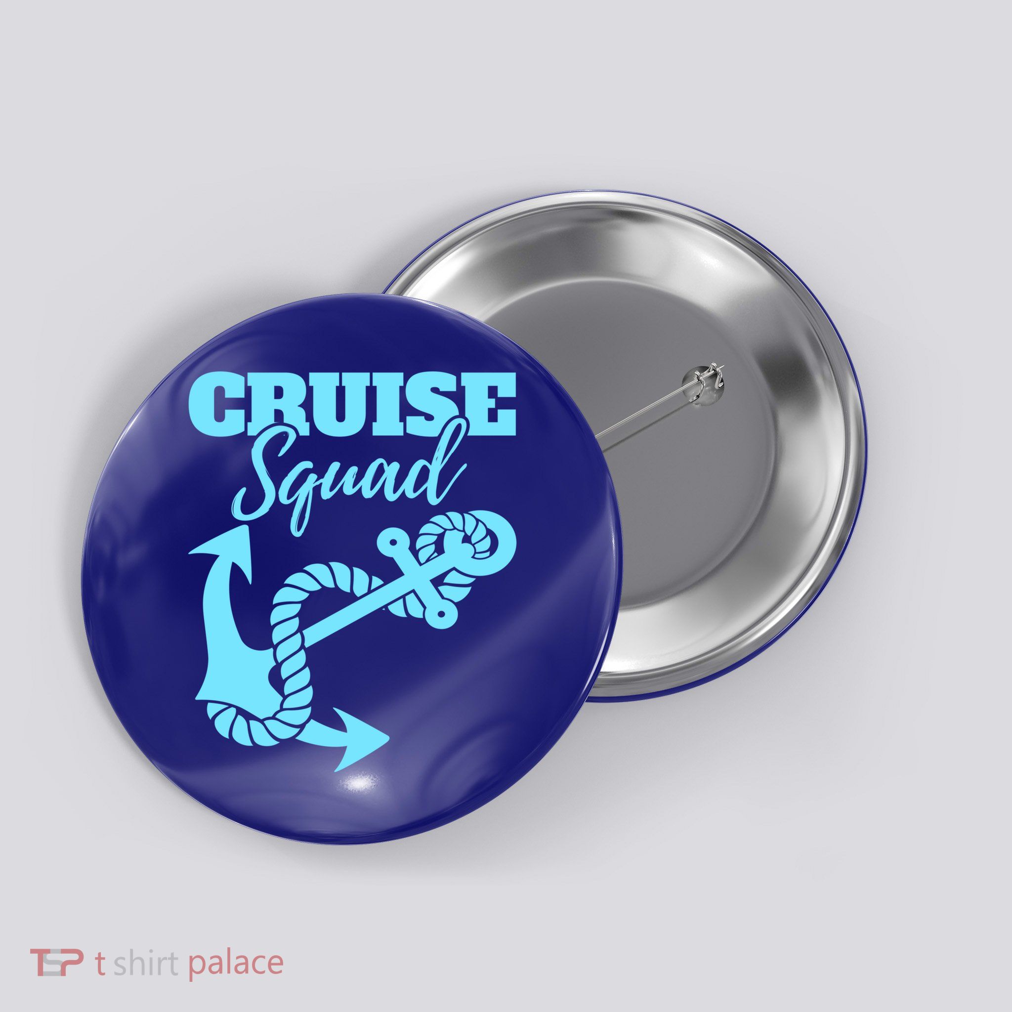 Cruise Squad Family Friends Matching Meaningful Gift Button