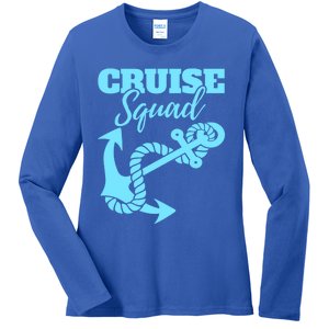 Cruise Squad Family Friends Matching Meaningful Gift Ladies Long Sleeve Shirt