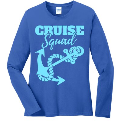 Cruise Squad Family Friends Matching Meaningful Gift Ladies Long Sleeve Shirt