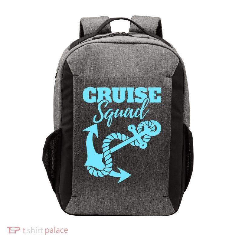Cruise Squad Family Friends Matching Meaningful Gift Vector Backpack