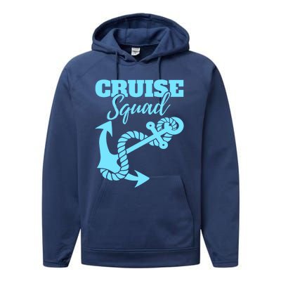 Cruise Squad Family Friends Matching Meaningful Gift Performance Fleece Hoodie