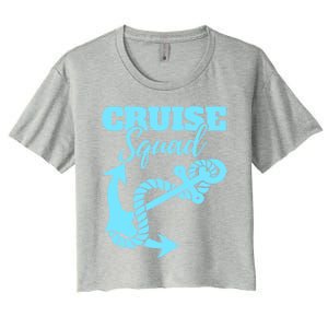 Cruise Squad Family Friends Matching Meaningful Gift Women's Crop Top Tee