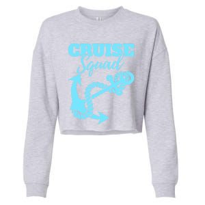 Cruise Squad Family Friends Matching Meaningful Gift Cropped Pullover Crew