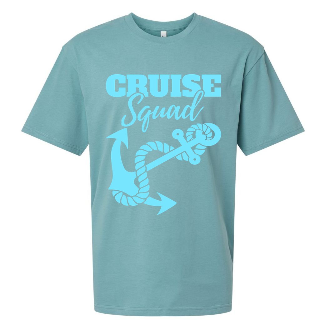 Cruise Squad Family Friends Matching Meaningful Gift Sueded Cloud Jersey T-Shirt