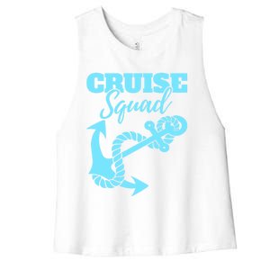 Cruise Squad Family Friends Matching Meaningful Gift Women's Racerback Cropped Tank