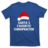 Christmas SantaS Favorite Chiropractor Funny Chiropractic Great Gift T-Shirt