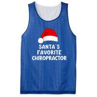 Christmas SantaS Favorite Chiropractor Funny Chiropractic Great Gift Mesh Reversible Basketball Jersey Tank