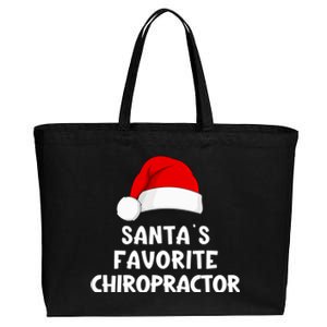 Christmas SantaS Favorite Chiropractor Funny Chiropractic Great Gift Cotton Canvas Jumbo Tote