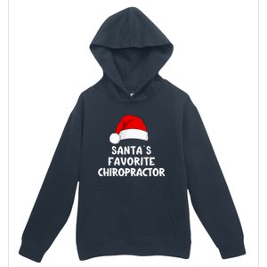 Christmas SantaS Favorite Chiropractor Funny Chiropractic Great Gift Urban Pullover Hoodie