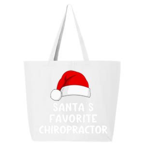 Christmas SantaS Favorite Chiropractor Funny Chiropractic Great Gift 25L Jumbo Tote