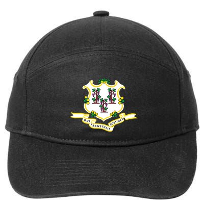Connecticut State Flag 7-Panel Snapback Hat