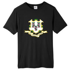 Connecticut State Flag Tall Fusion ChromaSoft Performance T-Shirt