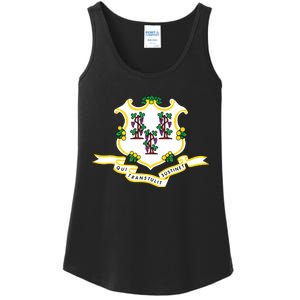 Connecticut State Flag Ladies Essential Tank