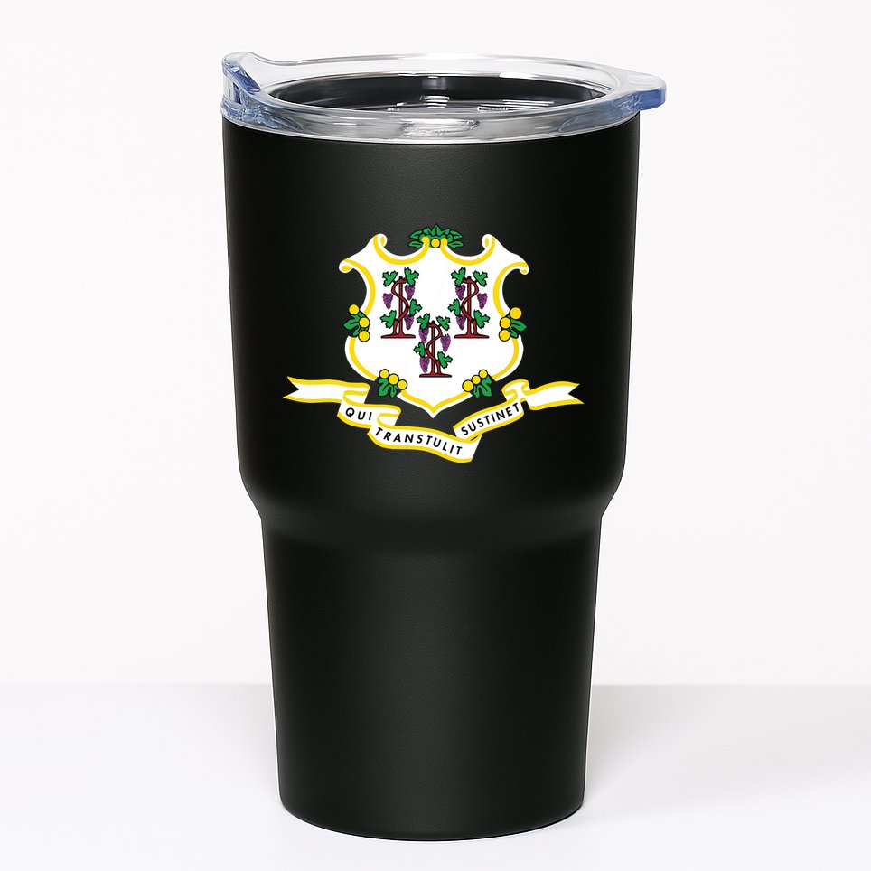 Connecticut State Flag Tumbler