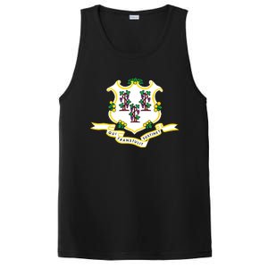 Connecticut State Flag PosiCharge Competitor Tank