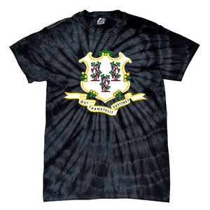 Connecticut State Flag Tie-Dye T-Shirt