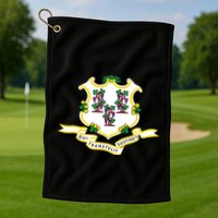 Connecticut State Flag Golf Towel