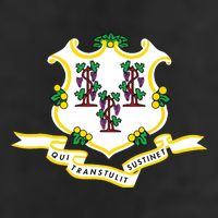 Connecticut State Flag Golf Towel