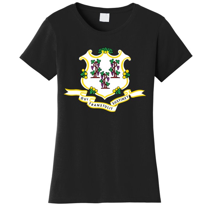 Connecticut State Flag Women's T-Shirt