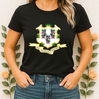 Connecticut State Flag Womens T-Shirt