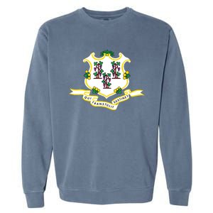 Connecticut State Flag Garment-Dyed Sweatshirt