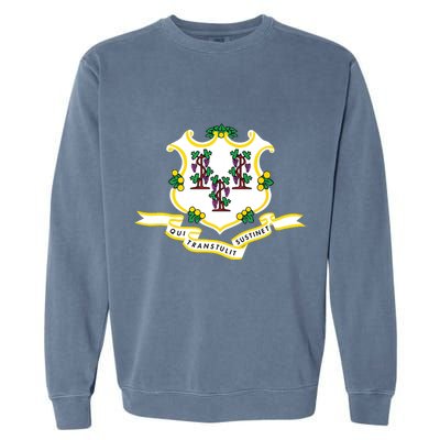 Connecticut State Flag Garment-Dyed Sweatshirt