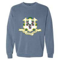 Connecticut State Flag Garment-Dyed Sweatshirt