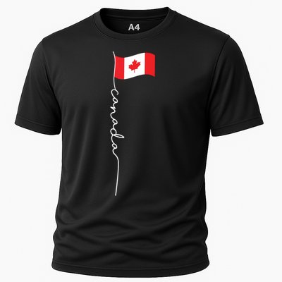 Canada Signature Flag Pole Patriotic Canadian Flag Performance Shirt