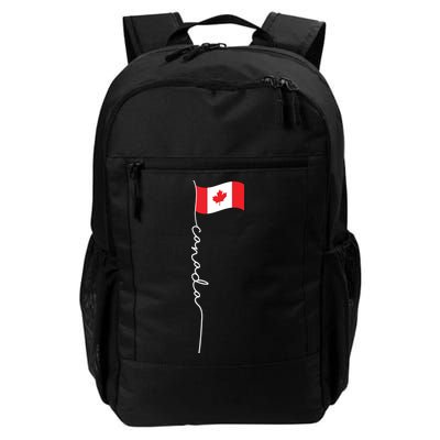 Canada Signature Flag Pole Patriotic Canadian Flag Backpack