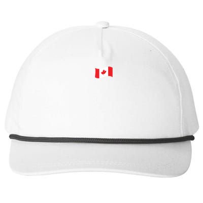 Canada Signature Flag Pole Patriotic Canadian Flag Snapback Five-Panel Rope Hat