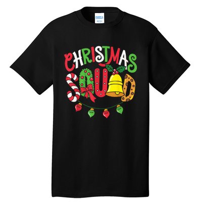 Christmas Squad Family Matching Pajama Funny Boy Girls Xmas Tall T-Shirt